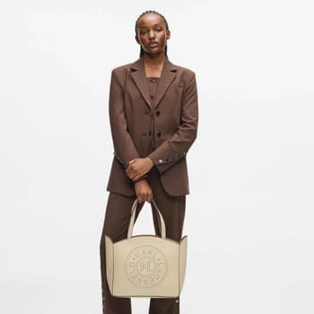 Kabelka Karl Lagerfeld K Circle Mid Zip Tote, béžová 4