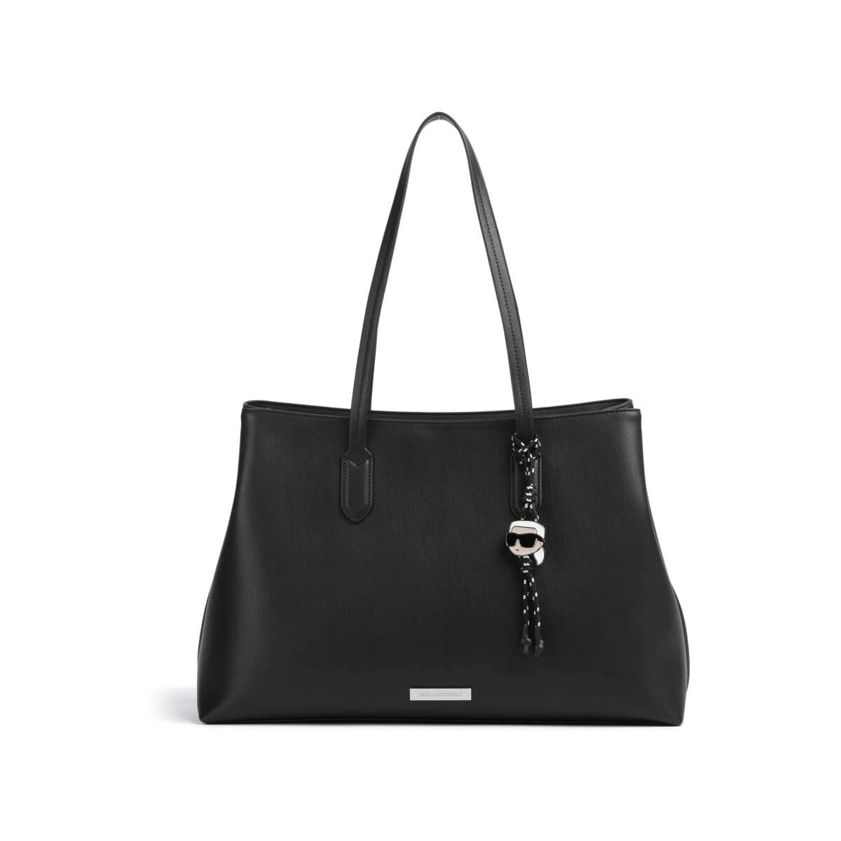 Kabelka přes rameno Karl Lagerfeld Ikon Nylon Lg Tote, černá