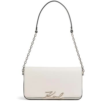 Kabelka přes rameno Karl Lagerfeld Ksignature Shoulder Pouch, bílá 4