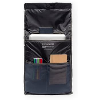 Pánský batoh Lefrik Lars Roll Backpack - Black Lime 3