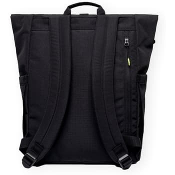 Pánský batoh Lefrik Lars Roll Backpack - Black Lime 4