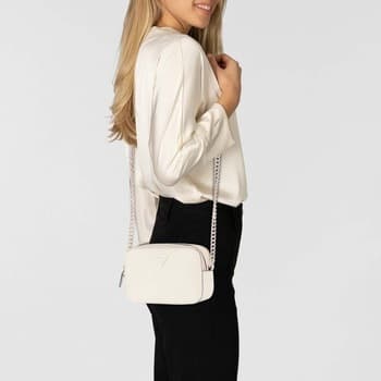 Kabelka přes rameno Guess Noelle Ii Crossbody Ca, bílá 4