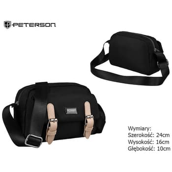 Peterson Dámská crossbody kabelka Makang černá 2