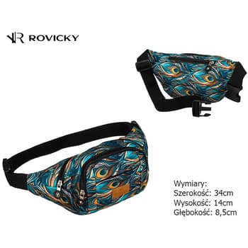 Rovicky Dámská ledvinka Sulejman zelená 2