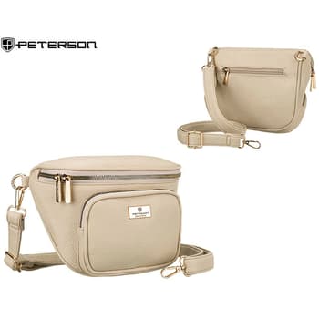 Peterson Dámská crossbody kabelka Snuth béžová 2