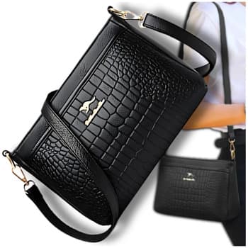J&W Dámská crossbody kabelka Quinxable černá 2