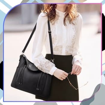 J&W Dámská crossbody kabelka Dosti černá 3