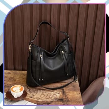 J&W Dámská crossbody kabelka Dosti černá 4