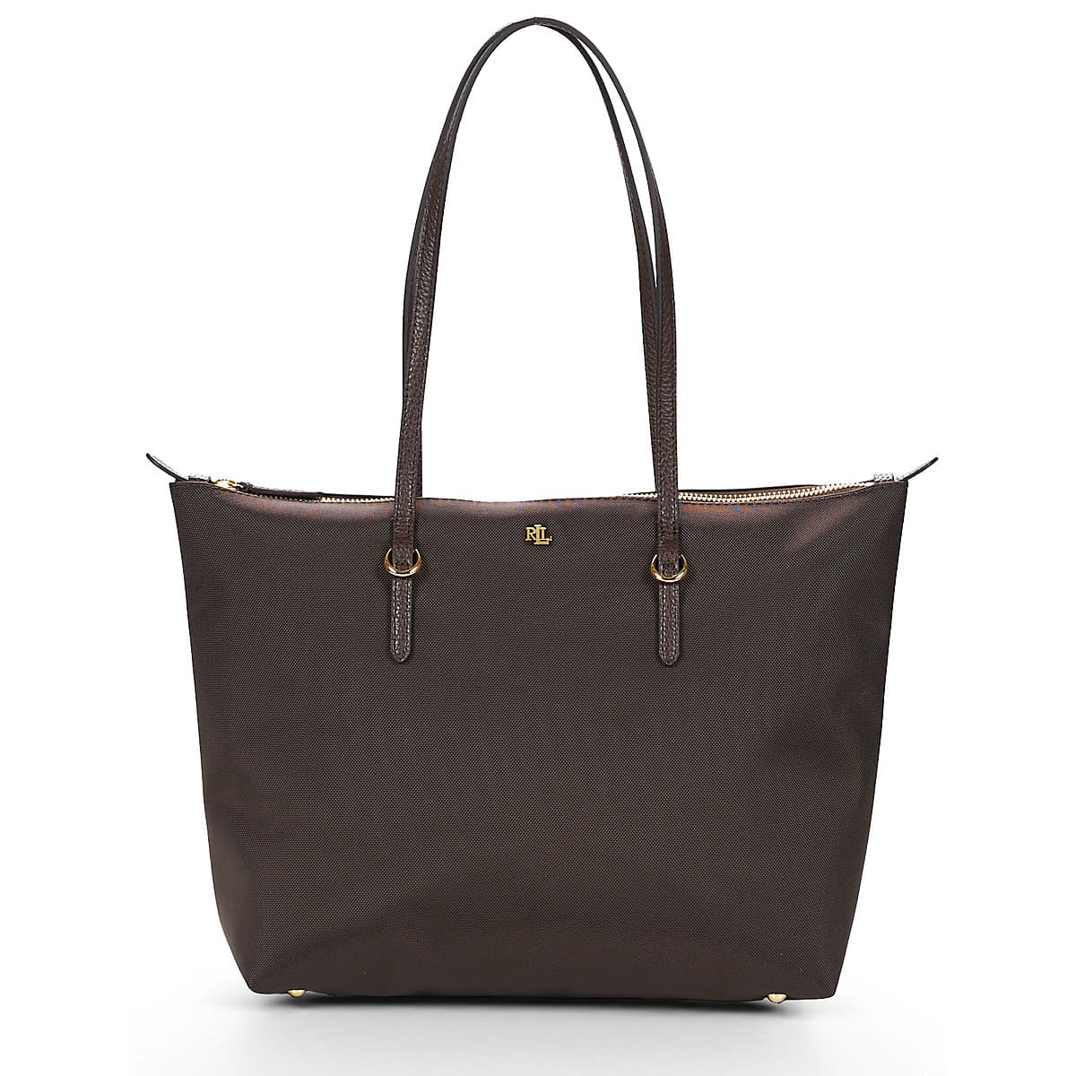 Kabelka Lauren Ralph Lauren Keaton 26 Tote Medium, hnědá