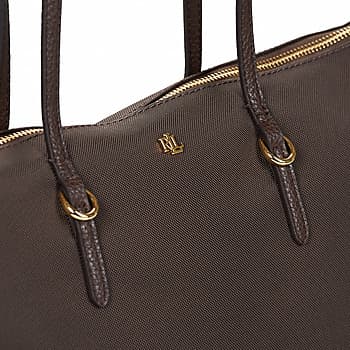 Kabelka Lauren Ralph Lauren Keaton 26 Tote Medium, hnědá 4