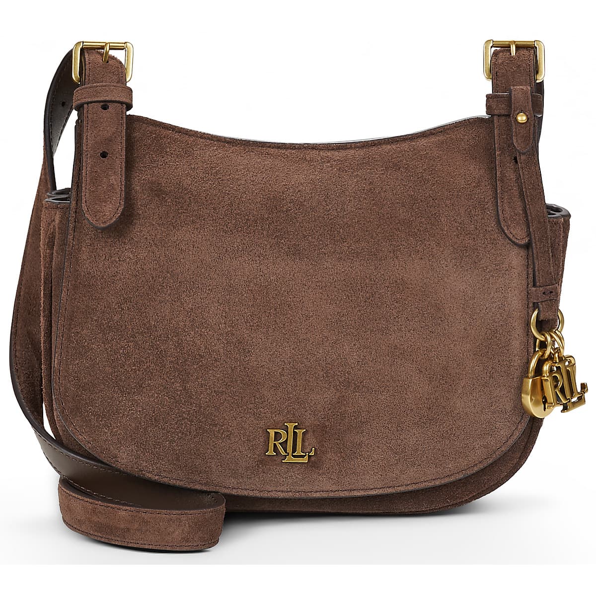 Kabelka přes rameno Lauren Ralph Lauren Marcy Crossbody Medium, hnědá