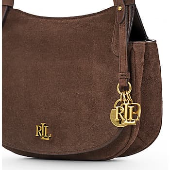 Kabelka přes rameno Lauren Ralph Lauren Marcy Crossbody Medium, hnědá 4