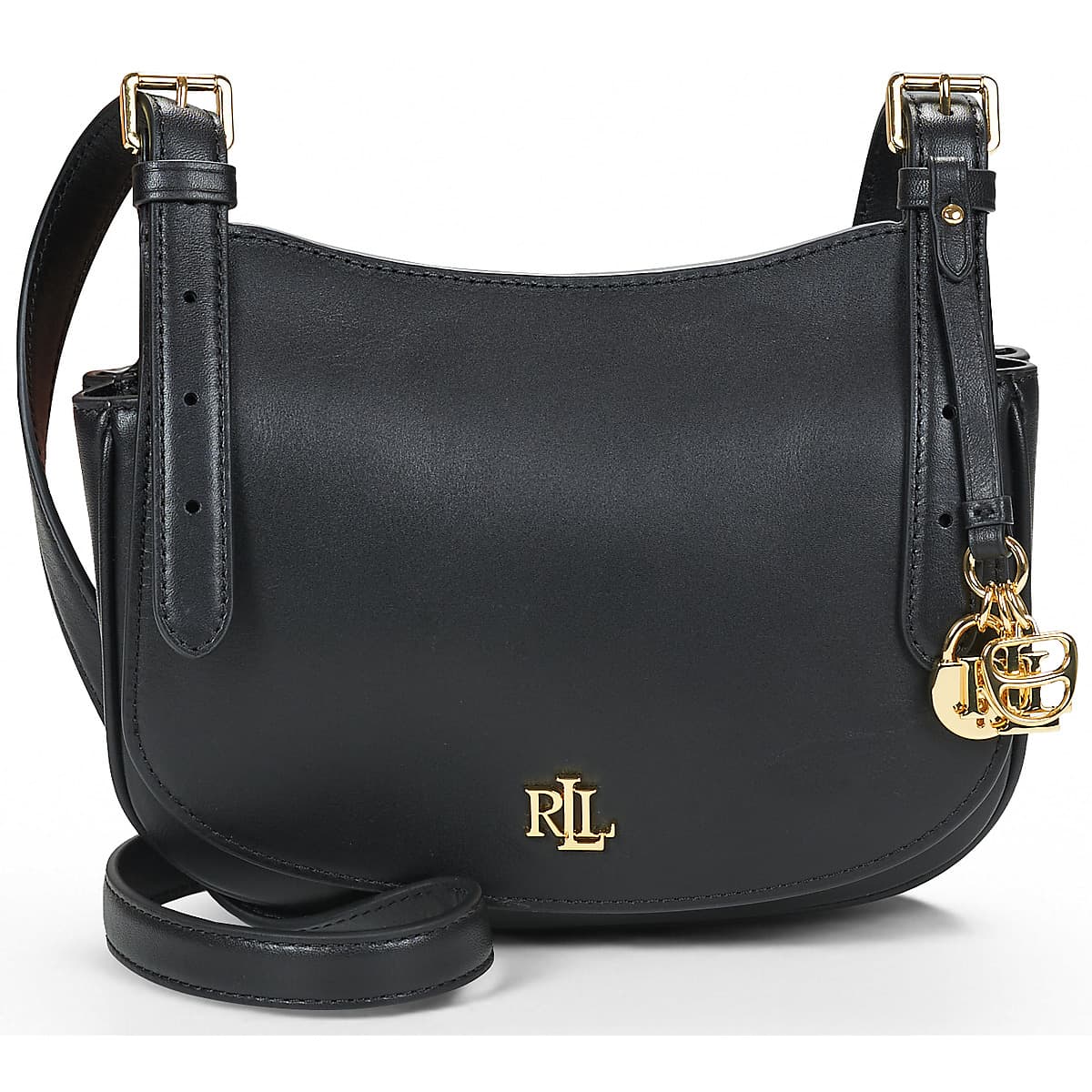 Kabelka přes rameno Lauren Ralph Lauren Marcy Crossbody Medium, černá