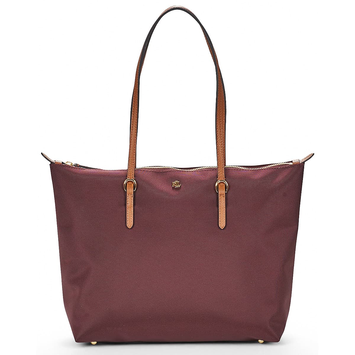 Kabelka Lauren Ralph Lauren Keaton 26 Tote Medium, vínová