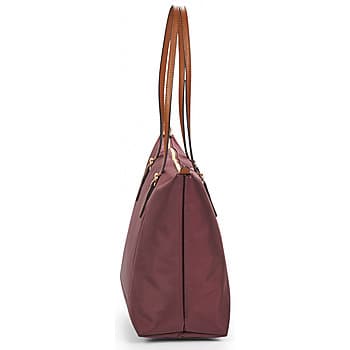 Kabelka Lauren Ralph Lauren Keaton 26 Tote Medium, vínová 3