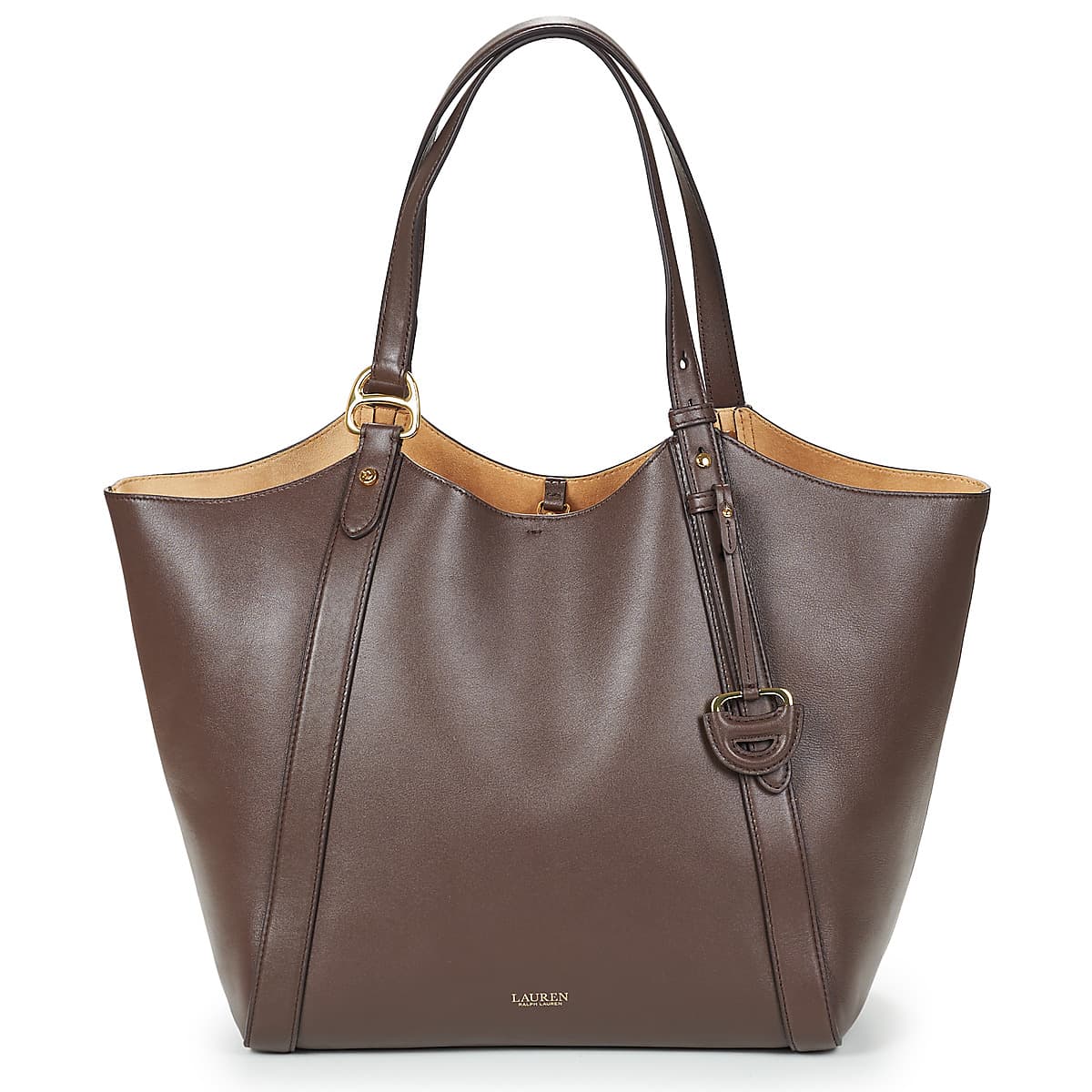 Kabelka Lauren Ralph Lauren Tasha Tote Large, hnědá