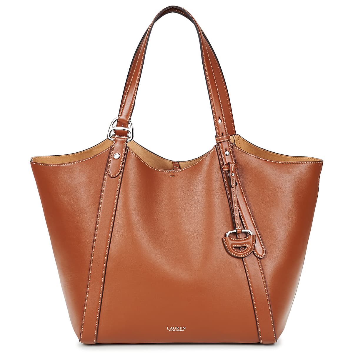 Kabelka Lauren Ralph Lauren Tasha Tote Large, hnědá