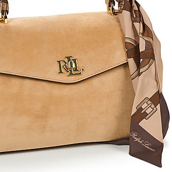 Kabelka Lauren Ralph Lauren Farrah Soft Satchel Small, béžová 4