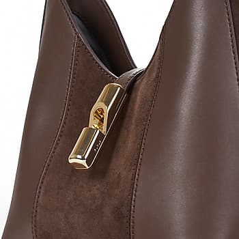 Kabelka přes rameno Furla Goccia S Hobo, hnědá 4