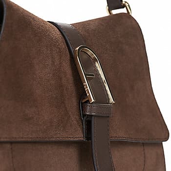 Kabelka Furla Flow M TOP Handle, hnědá 4