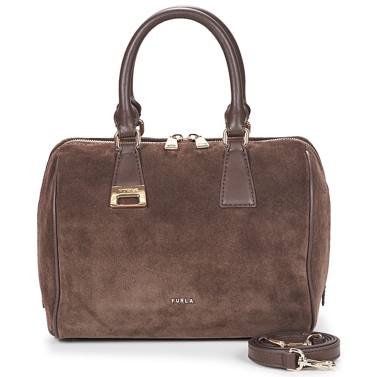 Kabelka Furla Olivia M Boston BAG, hnědá