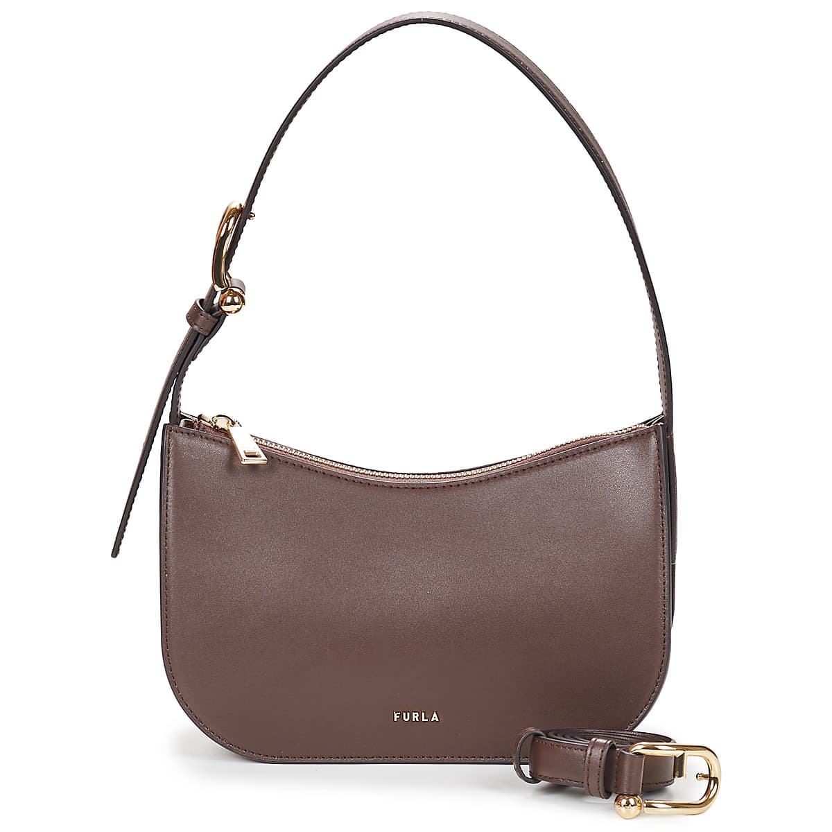 Kabelka přes rameno Furla Sara S Shoulder BAG, hnědá