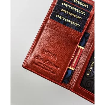Peterson Dámská kožená peněženka Otohiambo růžová 3