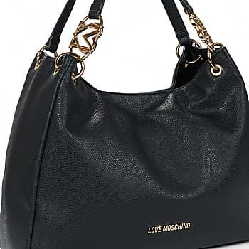 Kabelka přes rameno Love Moschino Jewel Croco, černá 4
