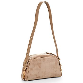 Kabelka přes rameno Love Moschino Signature ZIP Xbody, béžová 3