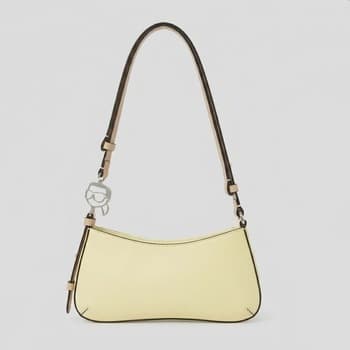 Kabelka přes rameno Karl Lagerfeld Smooth Outline Mini C, žlutá 2