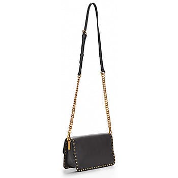 Kabelka přes rameno Pinko Love ONE Slouchy MN. Studs, hnědá 3