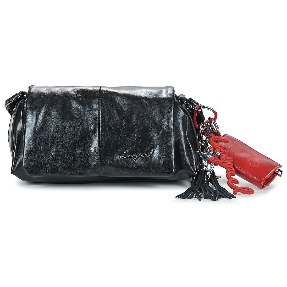 Kabelka přes rameno Desigual Galaxy Naron Mini Flap, černá