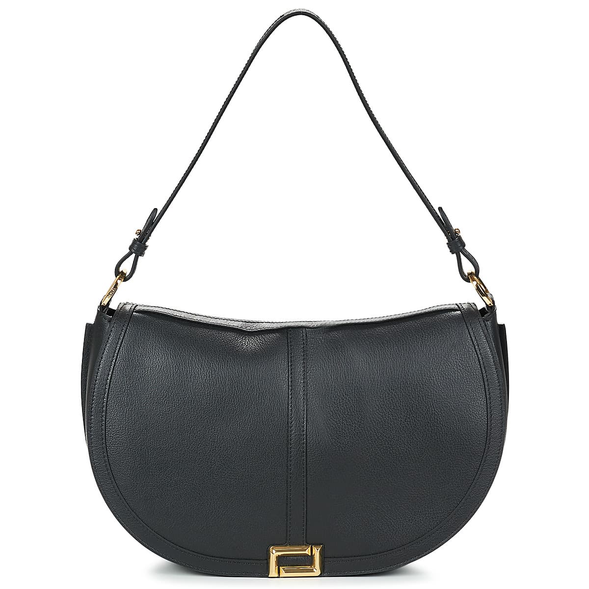 Kabelka přes rameno Lancel Celeste DE Lancel L Saddle BAG, černá
