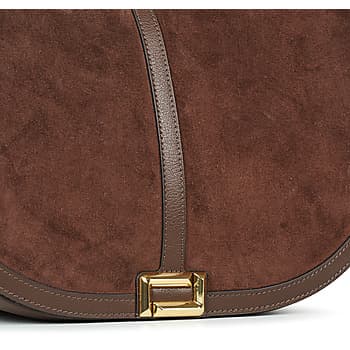 Kabelka přes rameno Lancel Celeste DE Lancel L Saddle BAG, hnědá 4