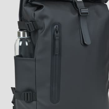 Batoh Rains Rolltop Rucksack Large W3, černá 4