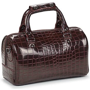 Kabelka přes rameno Dr. Martens TOP Handle BAG Oxblood High Shine Croc Emboss 2