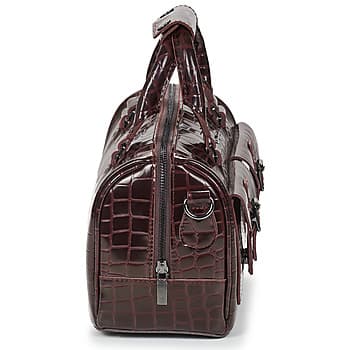 Kabelka přes rameno Dr. Martens TOP Handle BAG Oxblood High Shine Croc Emboss 3