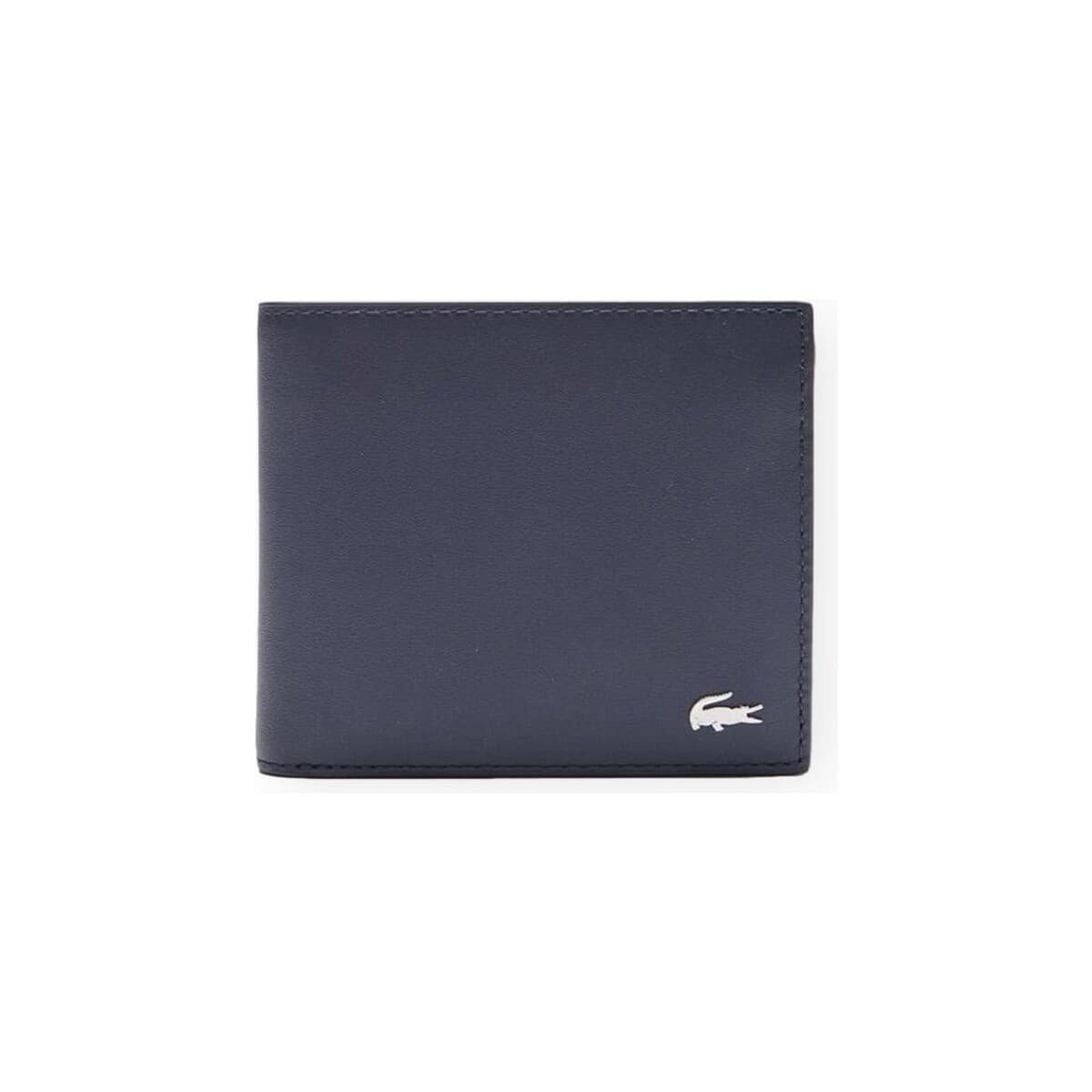 Pánská peněženka Lacoste Billfold Coin Leather Wallet - Marine