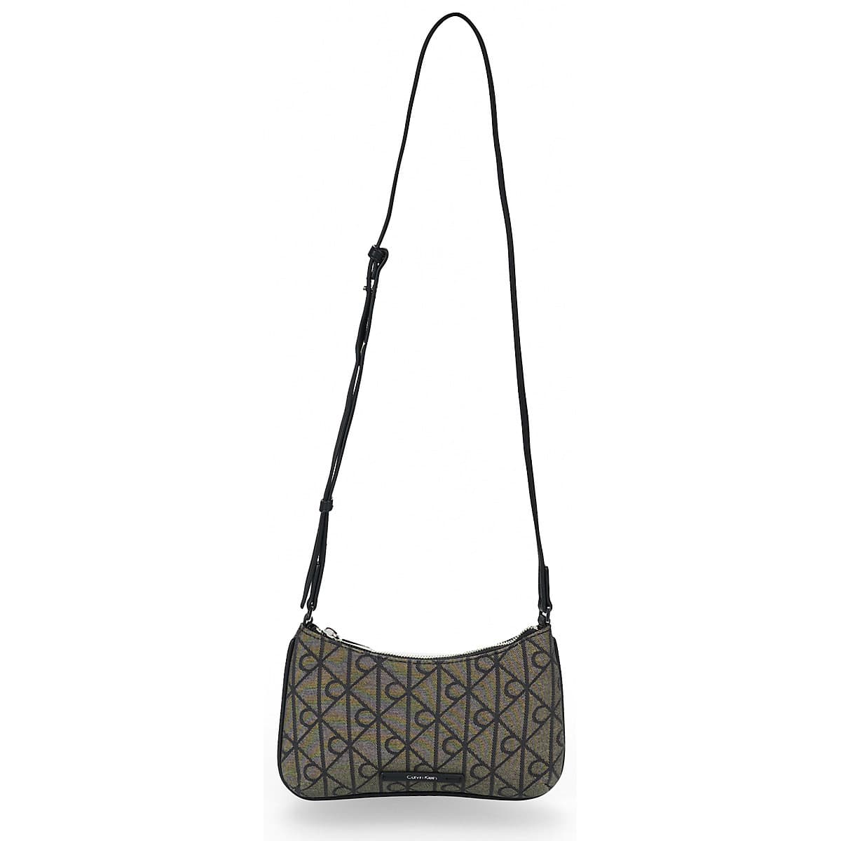 Kabelka přes rameno Calvin Klein Jeans Emblem AOP Jacquard Conv Mini