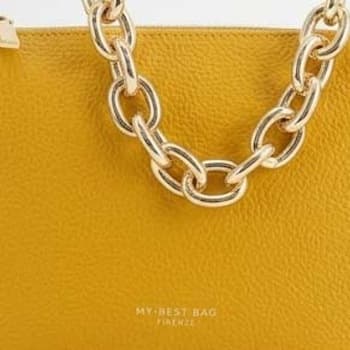 Kabelka přes rameno My Best Bags S1 Myb 2027, žlutá 3