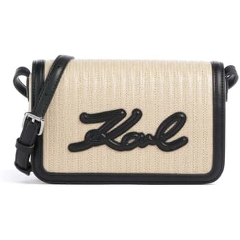 Kabelka přes rameno Karl Lagerfeld K/signature Raffia Crossbo 4