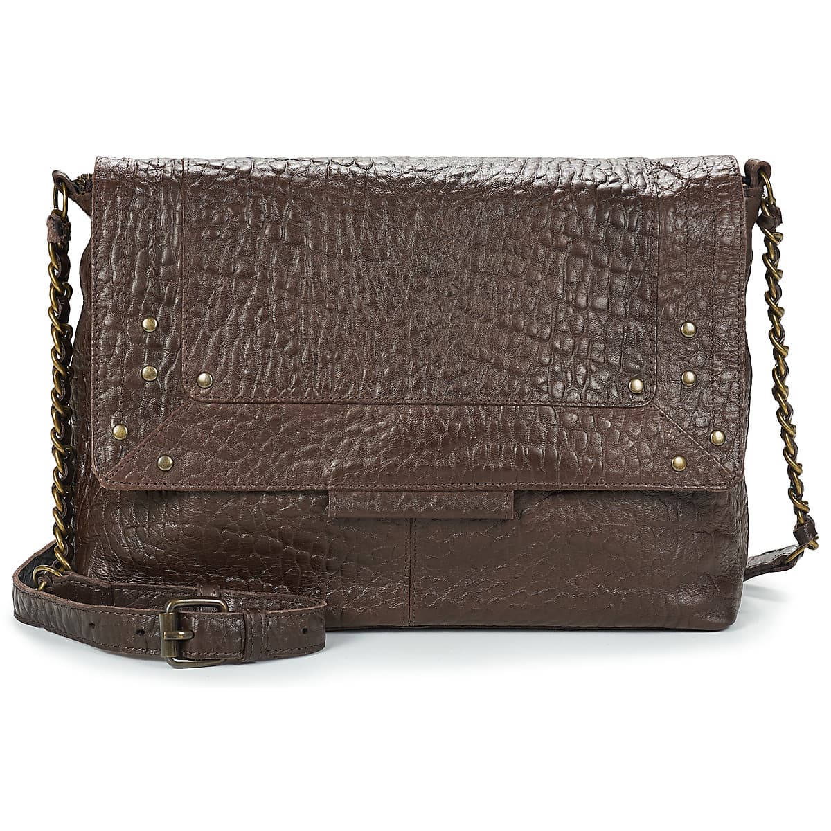 Kabelka přes rameno Pieces Pcfelizia Leather Large Cross Body