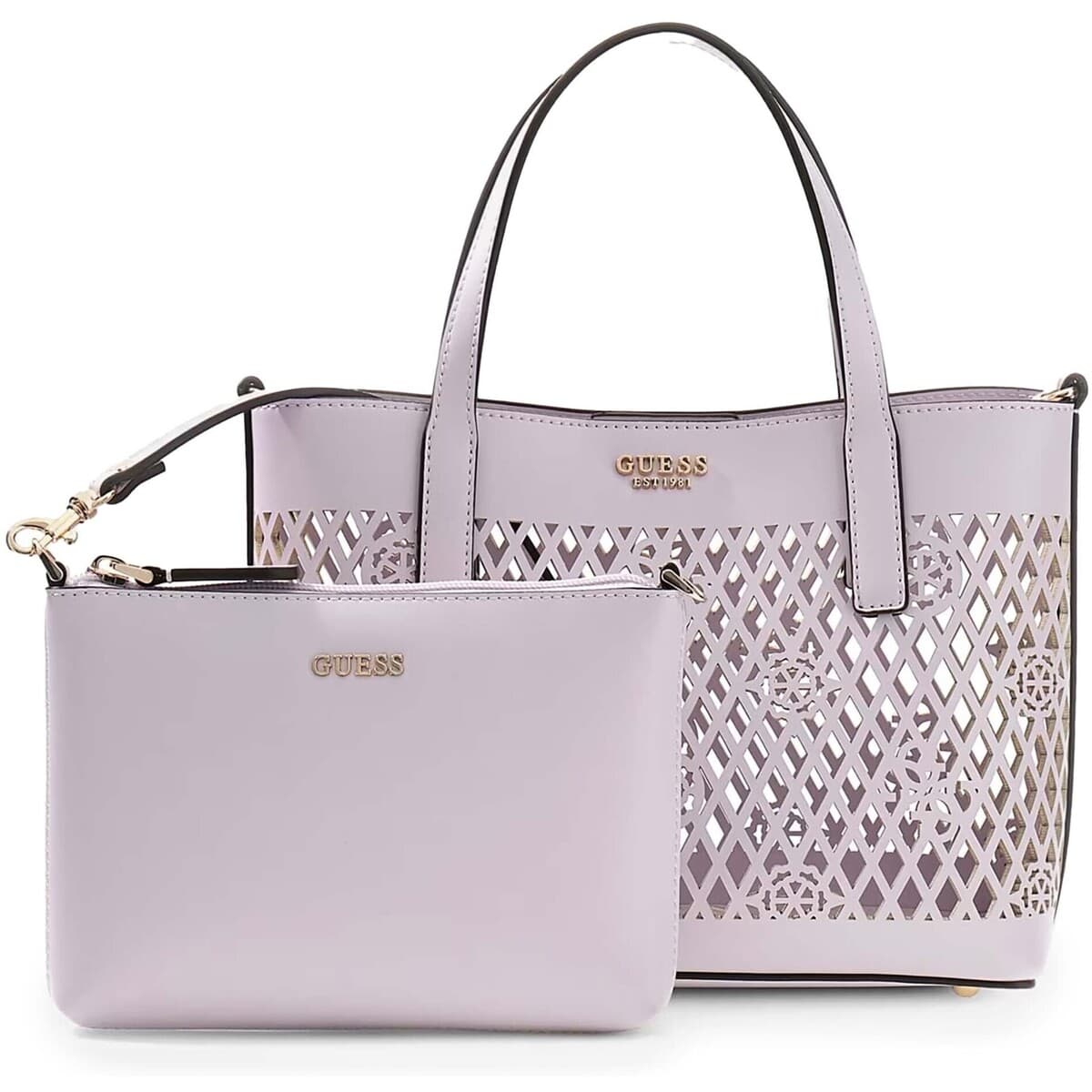 Kabelka Guess Letty 2 In 1 Mini Tote, fialová