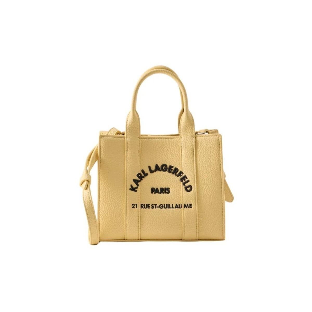 Kabelka přes rameno Karl Lagerfeld Mn Square Tote Peb E, žlutá