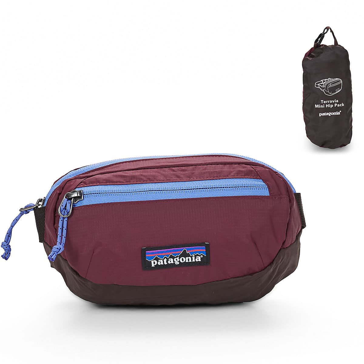 Ledvinka Patagonia Terravia Mini HIP Pack, vínová