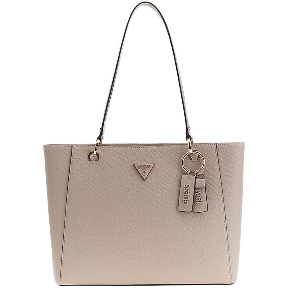 Kabelka přes rameno Guess Noelle Ii Tote, hnědá