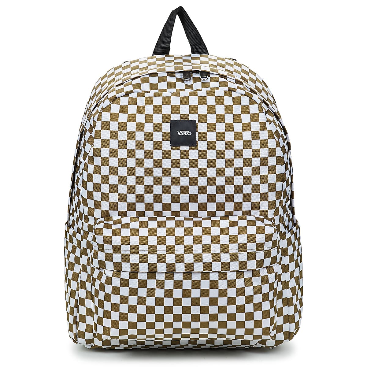 Batoh Vans OLD Skool Check Backpack 22L, hnědá