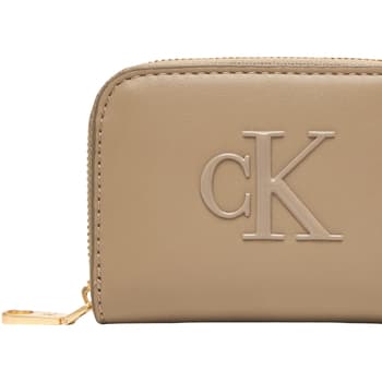 Peněženka Calvin Klein Jeans Bold CK Medium ZIP Around LV04F1154G, béžová 4