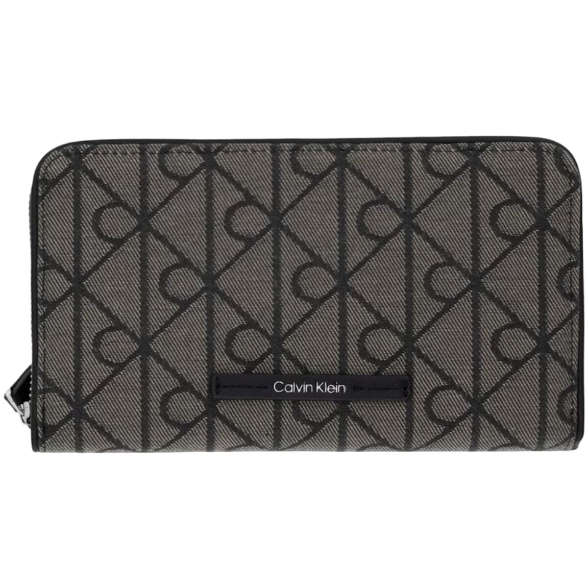 Peněženka Calvin Klein Jeans Emblem AOP Jcqrd Passport Wallet LV04F1163G