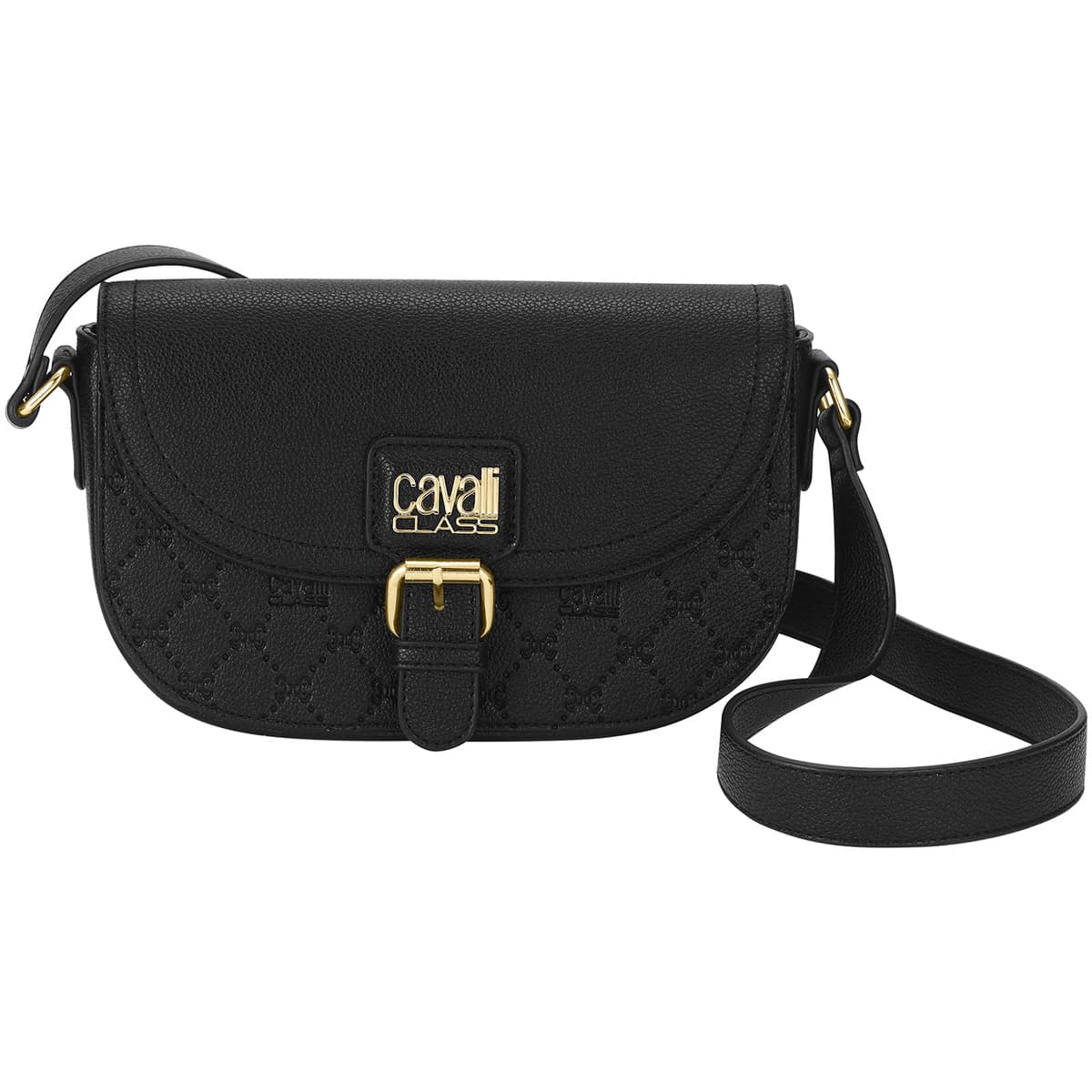 Kabelka přes rameno Roberto Cavalli CCHB0200, černá